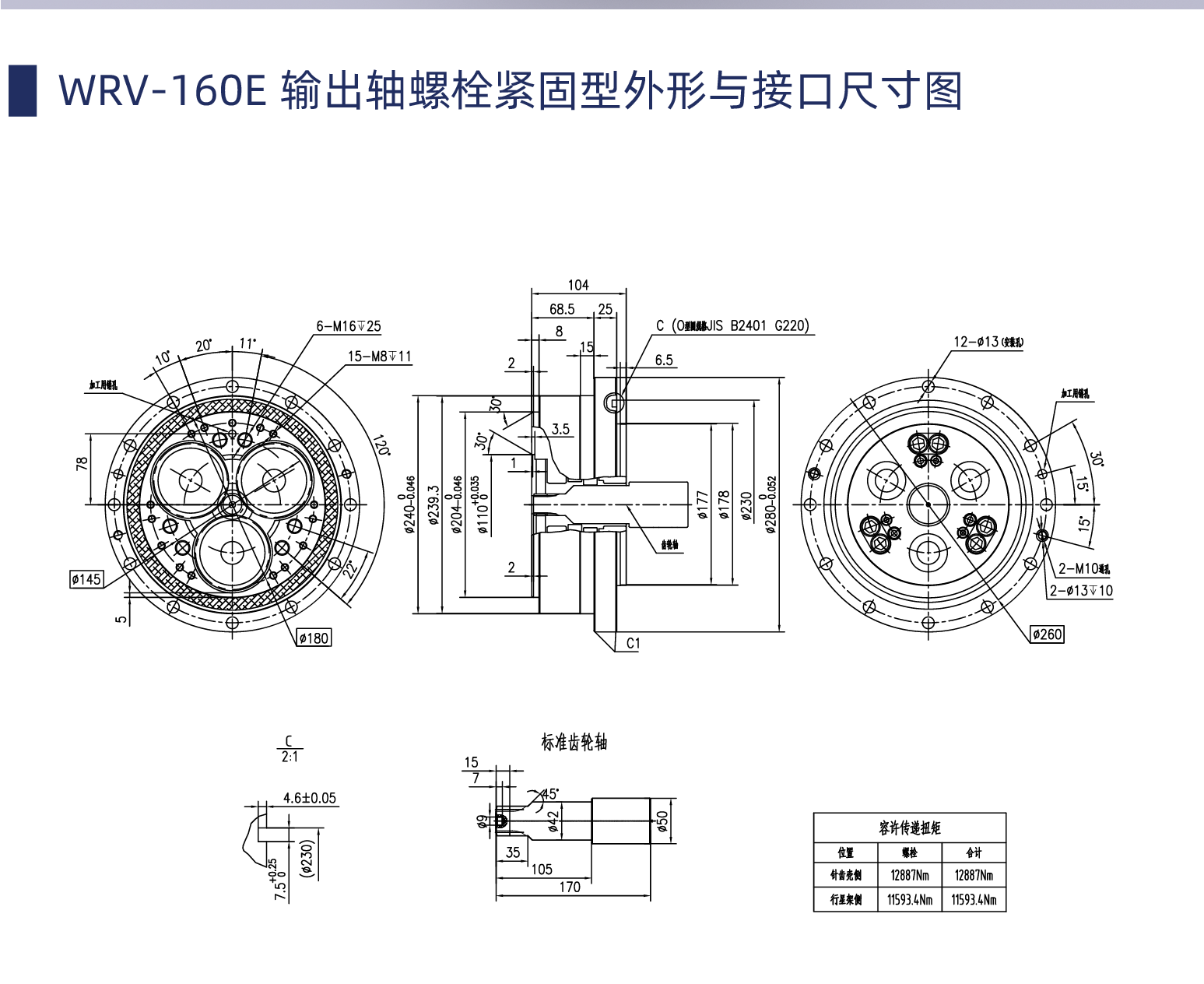 WRV160E减速机