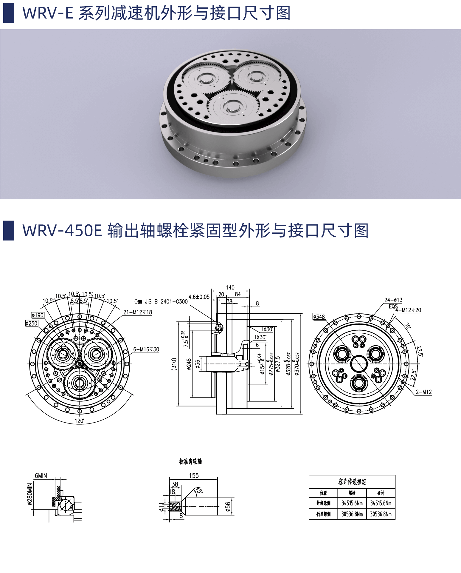 WRV450E减速机